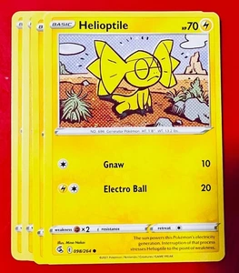 4x Helioptile 098/264 Pokémon TCG Fusion Strike NM Playset Lot Common - Picture 1 of 1