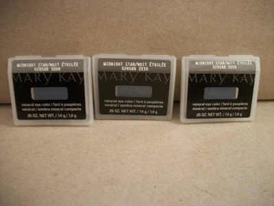 Lot of 3 New Mary Kay Mineral Eye Color "Midnight Star" 028588 .05 oz Each - Image 1 of 3