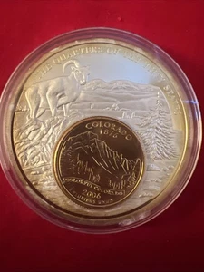 Colorado 2006 Quarters of the Fifty States Proof Medal American Mint As Pics🇺🇸 - Picture 1 of 4
