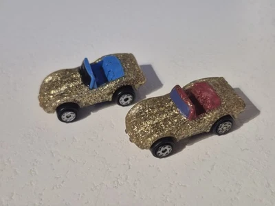Micro Machine Sparklers Corvette 1975 Low Detail Micro Village Variants x 2 - Image 1 of 4