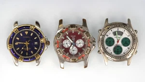 Relic Fossil Watch Men Gold Silver Stainless St WR Battery Quartz NON-WORKING-21 - Picture 1 of 5