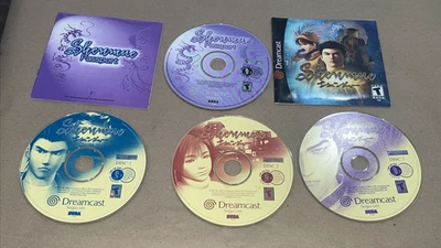 Shenmue (Dreamcast, 2000) 4 Discs and Booklets USA - Image 1 of 4