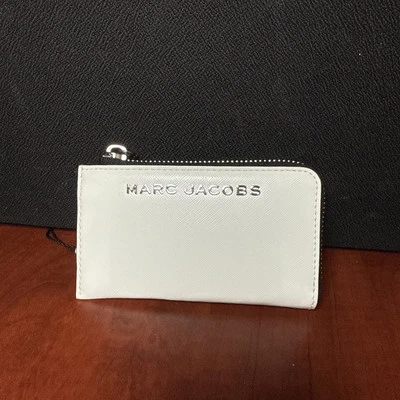 Estuche para tarjetas MARC BY MARC JACOBS de cuero blanco color liso para mujer M0017064 Foto 1 de 2