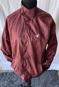 Champion Coaches Jacket West Breaker Edition. Maroon Size Medium - Picture 1 of 10