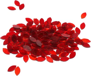 100G Petal Mosaic Tiles, High Transparency Stained Glass Mosaic Tiles, DIY Handm - Picture 1 of 6