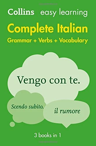 Easy Learning Italian Complete Grammar, Verbs and Vocabulary (3 books in 1) (. - Image 1 of 1