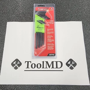 Snap-on Tools USA NEW 8pc TORX T9-T40 ProHold L-Shaped Wrench Set AWTPH8 - Foto 1 di 8