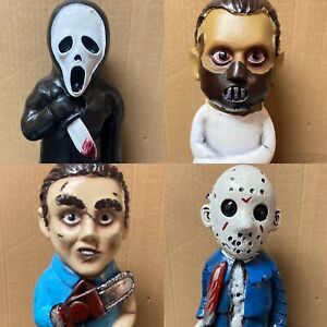 Horror 5” Figures Ghostface, Ash, Jason, Hannibal Great Home/Garden Decor