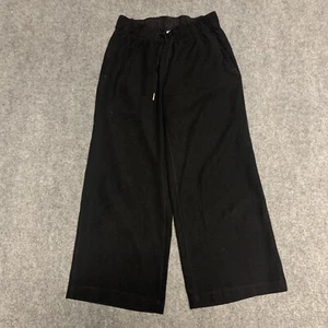Womens Lululemon Drawstring Waist Pants Size 4 Wide Leg - Picture 1 of 12