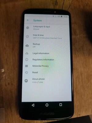 Motorola Moto G6 Play 16GB Verizon Only Blue Smartphone -Excellent 9/10**** - Image 1 of 2