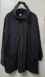 Fleecejacke Größe: 44/46 Farbe: Schwarz -Neu - Bild 1 von 7