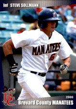 2006 Brevard County Manatees Grandstand #16 Steve Sollmann Cincinnati Ohio Card