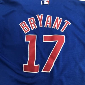 Majestic Cool Base Kris Bryant CHICAGO CUBS Youth L 14-16 MLB Stitched  Jersey - Picture 1 of 11