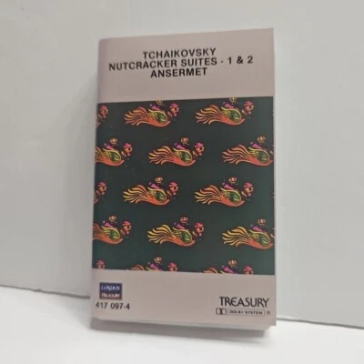 Tchaikovsky Nutcracker Suites 1 & 2 Ansermet Cassette Tape Popular Holiday Music Foto 1 de 4