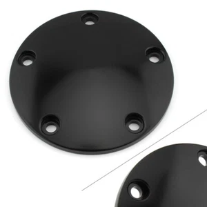 Domed Timing Points Cover For Harley Twin Cam Softail Dyna Touring 99-17 Blk USA - Bild 1 von 9