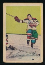 1952-53 Parkhurst Hockey #29 ED KRYZANOWSKI (Chicago Blackhawks)