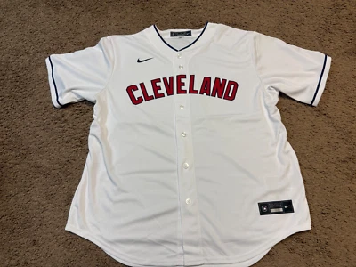 Cleveland Guardians Home White Nike Men's Size XL Baseball Jersey - Image 1 of 4