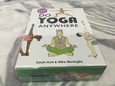 Do Yoga Anywhere - 55 Illustrated Cards - Sarah Hunt & Mike Medaglia NEW F9