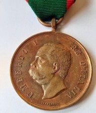 MEDAGLIA AI BENEMERITI DELLA POPOLARE ISTRUZIONE UMBERTO I SPERANZA