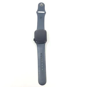 Apple Watch Series 7 41MM A2473 Boîtier en aluminium et céramique GPS uniquement + Bracelet noir S/M - Photo 1 sur 7