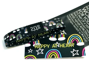 ZOX **HAPPY AT HEART** Silver Single Medium Mystery Wristband w/Card - Picture 1 of 3