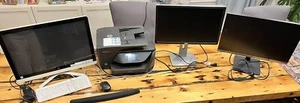 FREE SHIPPING HP ALL-in-One PC, 2  DELL MONITORS, HP OfficeJet Pro 6968 - Picture 1 of 8