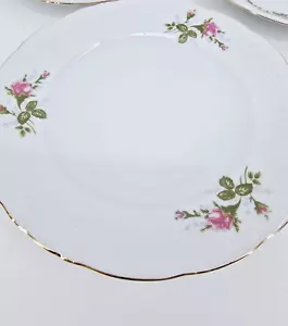 Plato de Cena Colección Real Viena 10" Borde Oro Polonia Blanco 105 - Imagen 1 de 6