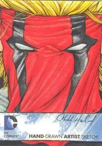 2012 Cryptozoic DC The New 52 Color Sketch card Grifter Chad Haverland MINT RARE - Picture 1 of 1
