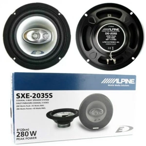 2 ALPINE SXE-2035S diffusori 20,00 cm 45 watt rms 4 ohm alloggiamenti standard - Picture 1 of 9