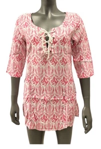 Damen Shirt Tunika Bluse T-Shirt RAINBOW rosa NEU Größe 32 34 36 - Picture 1 of 2