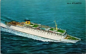 Cartolina M V Atlantic nave da crociera NON SPEDITA - Foto 1 di 2