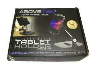 AboveTEK UNIVERSAL ROTATING BED DESK STAND FOR IPAD, PHONE TABLET MOUNT HOLDER - Picture 1 of 3