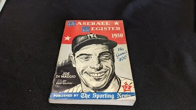 1950 Sporting News Baseball Register Guide Joe DiMaggio  - Image 1 of 4