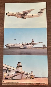 3 Dover Air Force Base, Delaware DE Chrome Postcard ~ C-141, C-133, Hanger - Picture 1 of 2