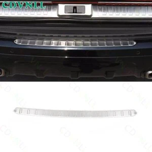 For Range Rover Sport 18-22 Silver Steel Outer Rear Bumper Protector Sill Plate - Picture 1 of 8