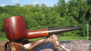 National Washington DC Imported Briar Smoking Estate Pipe 5" L - Picture 1 of 17
