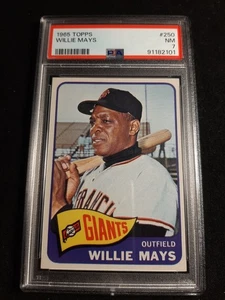 1965 Topps Willie Mays #250 PSA NM 7 - Bild 1 von 2