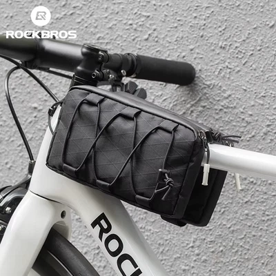 Bicycle Bag Cycling Top Front Tube Frame Bag Easy Install 1L Large Capacity Stor - Image 1 of 4