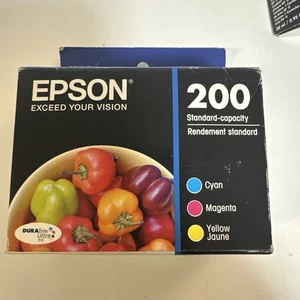 Epson 200 Tintenpatronen Schwarz Cyan Magenta Gelb, Ablaufdatum 2017 - Bild 1 von 2