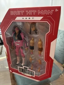 Figura de acción Mattel WWE Ultimate Edition Bret "Hit Man" Hart nueva en caja - Imagen 1 de 2