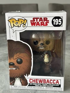 Funko POP Star Wars Chewbacca & Porg New - Picture 1 of 8