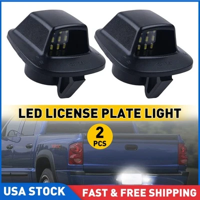 Для 1997-2011 Dodge Dakota пикап полный светодиодный номерной знак свет номер 6500K 2шт - Изображение 1 из 4