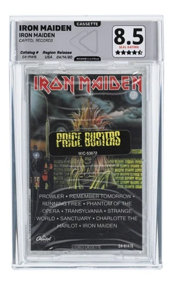 SEALED, Iron Maiden C4-91415, Audio Cassette, REWIND [8.5], Sticker, US, 1980 - Image 1 of 4