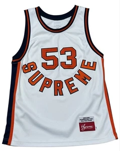 Supreme Gauchos Basketball Jersey FW15 Orange & Blue Tank Box Logo 2015 Medium - Picture 1 of 8