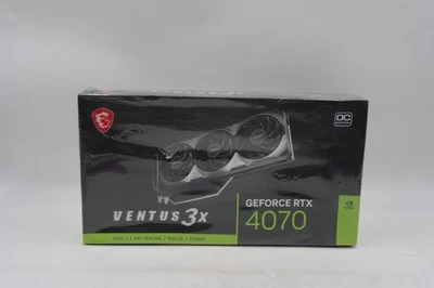MSI Ventus GeForce RTX 4070 Video Card RTX 4070 VENTUS 3X 12G OC - Image 1 of 3