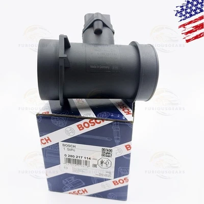 Fits For Mercedes-Benz C230 SLK230 Bosch Mass Air Flow Sensor MAF 0280217114 Foto 1 de 4