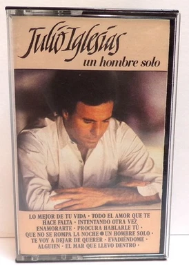 1987 Julio Iglesias - Un Hombre Solo - Music Cassette Tape CBS - Image 1 of 4
