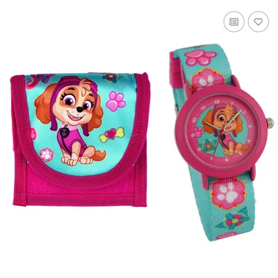 Paw Patrol Kinderarmbanduhr mit Brustbeutel - 12-PP0107DT2 - Bild 1 von 3