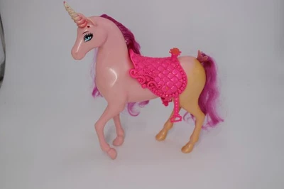 Подлинный 2011 Mattel (X0382) розовый королевский единорог лошадь для куклы Barbie - Изображение 1 из 4