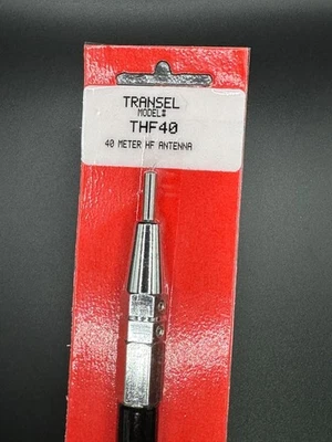 Antena móvil Transel HF Stick Hamstick Ham 250 vatios 3/8x 24 roscados 40 metros Foto 1 de 3